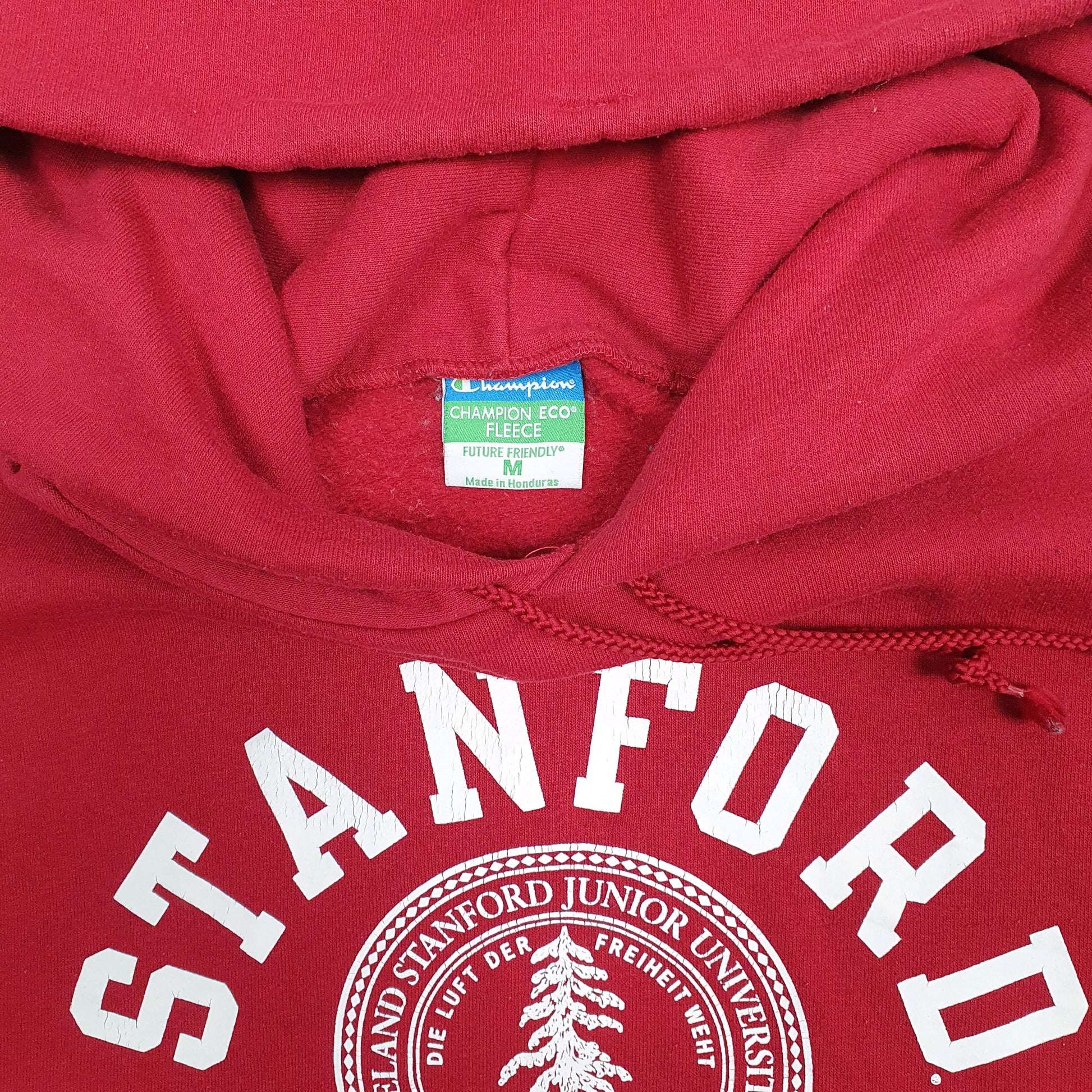 Mens Red Champion  Hoodie Jumper