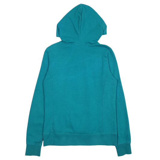 Womens Blue The North Face Spellout Hoodie Jumper
