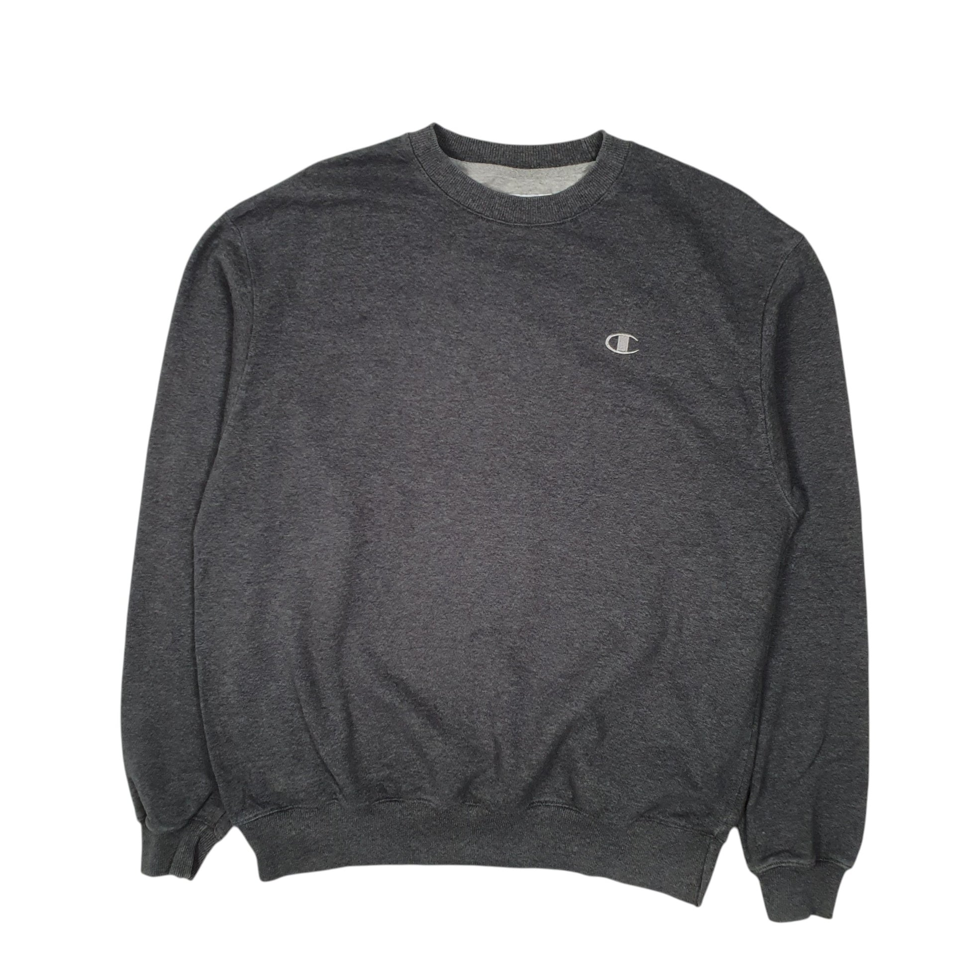 Mens Grey Champion  Crewneck Jumper