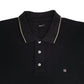 Mens Black Fila   Polo Shirt