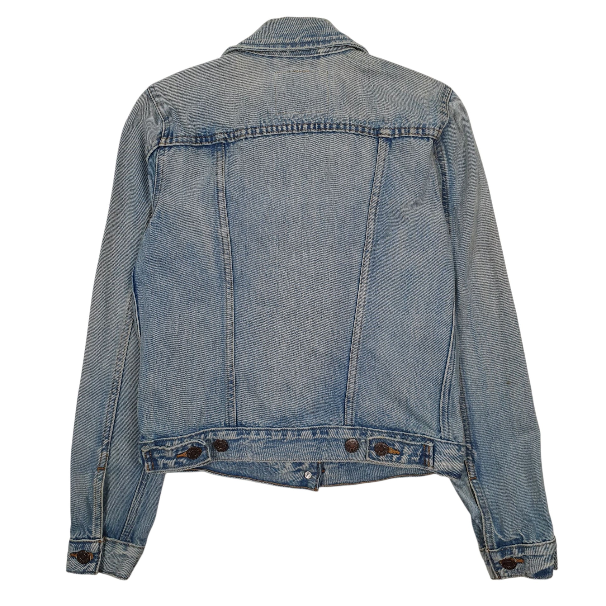 Womens Blue Levis Type 3 Trucker  Coat