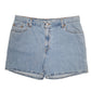 Womens Blue Levis 555 Vintage 90s Made In USA Guys Fit Denim Shorts