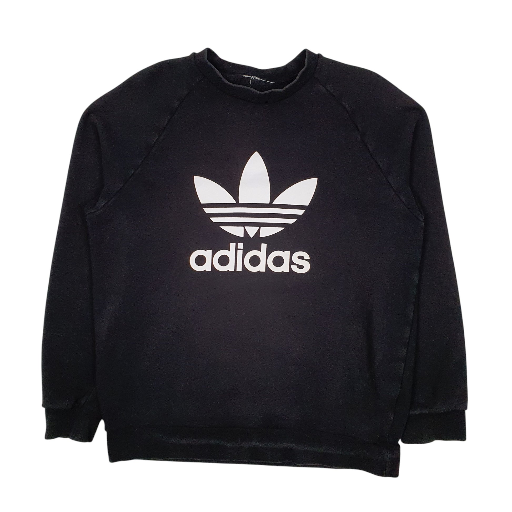 Mens Black Adidas  Crewneck Jumper