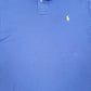 Mens Blue Polo Ralph Lauren Custom Fit  Polo Shirt