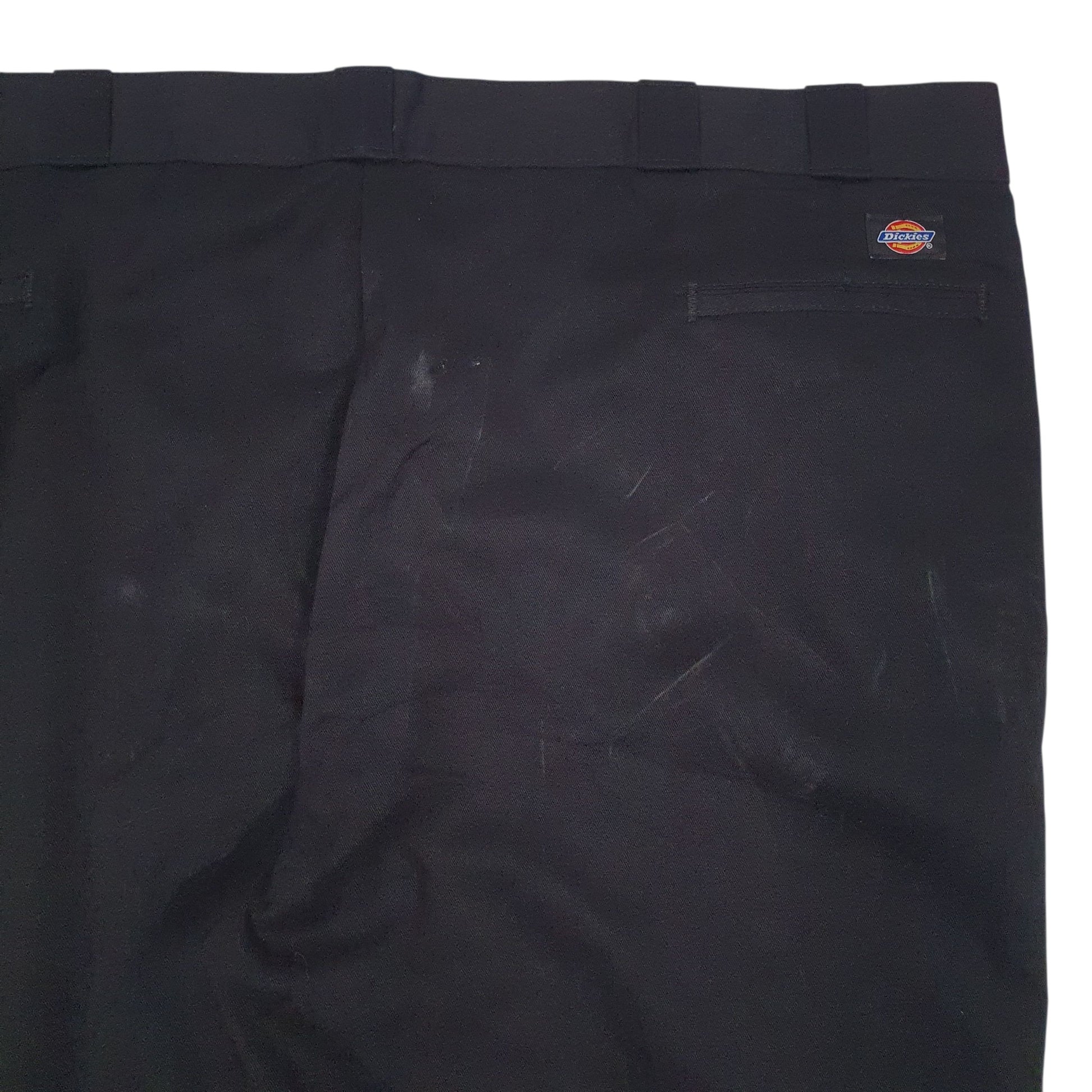 Mens Black Dickies   Trousers