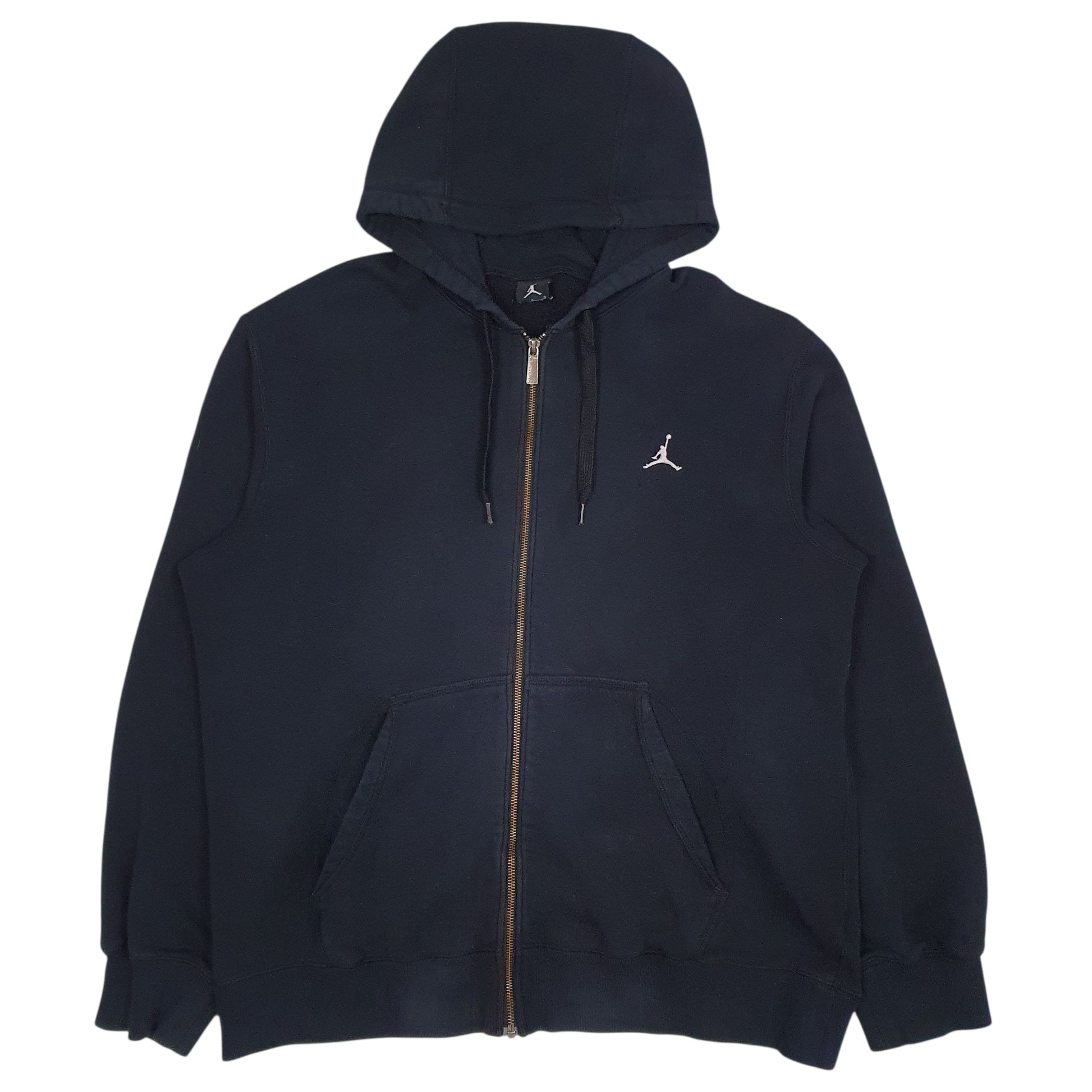 Mens Black Air Jordan  Full Zip Jumper