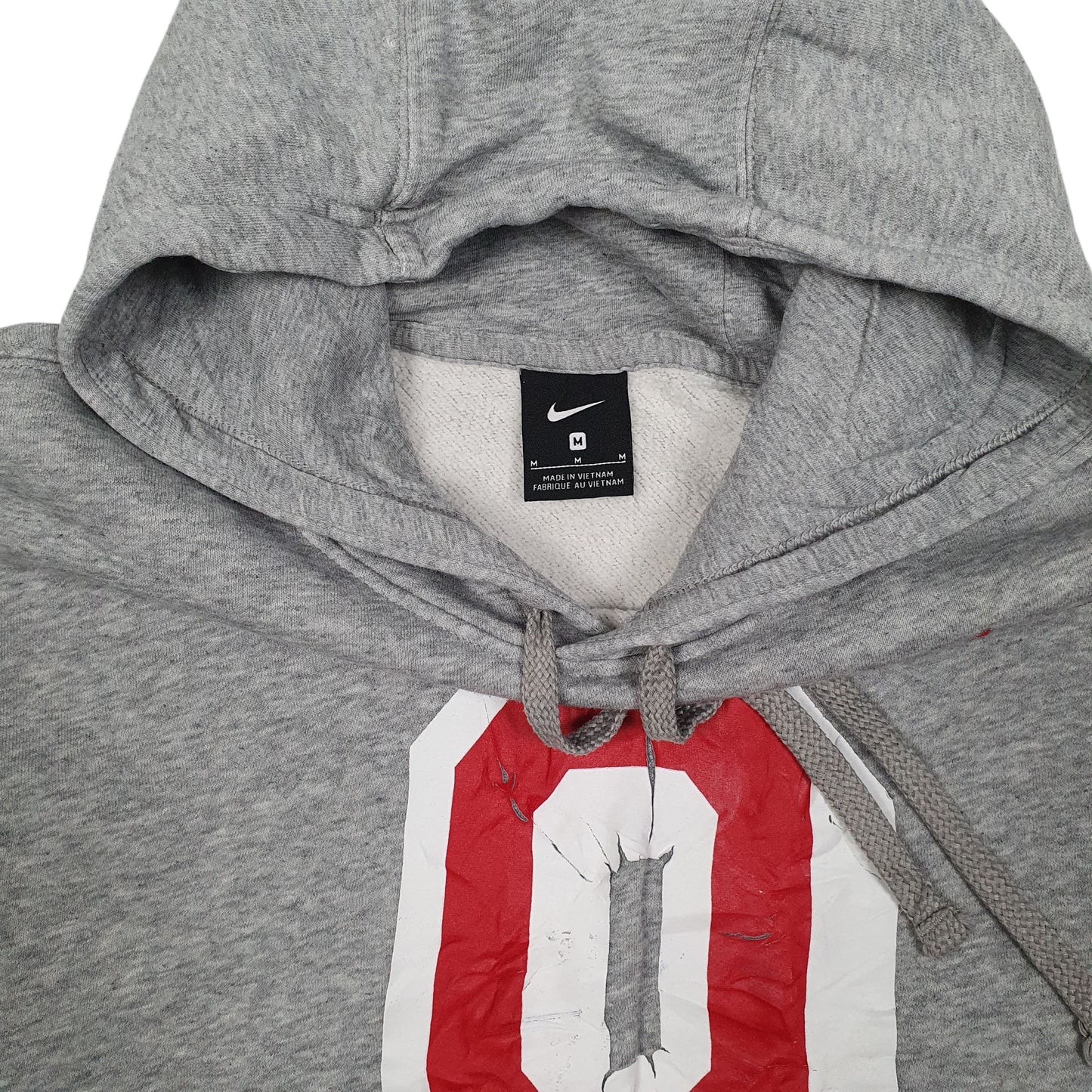 Mens Grey Nike Ohio State Hoodie Jumper