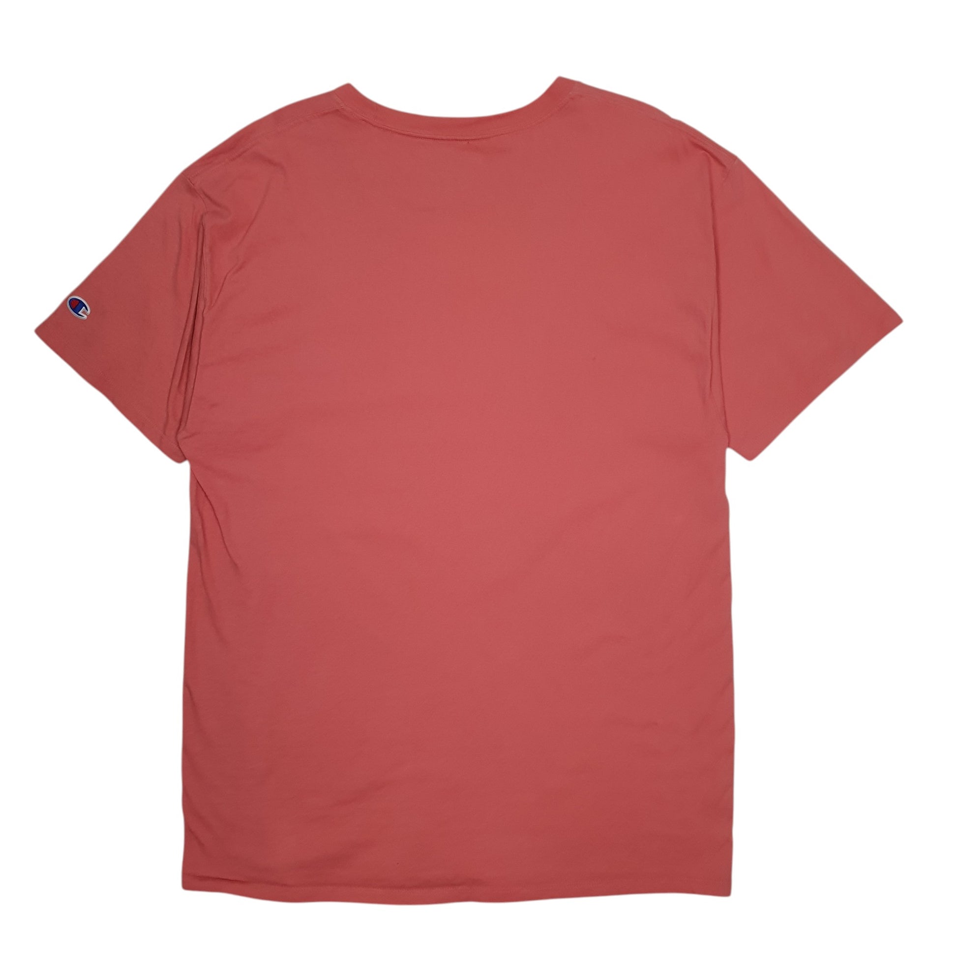 Mens Pink Champion   T Shirt