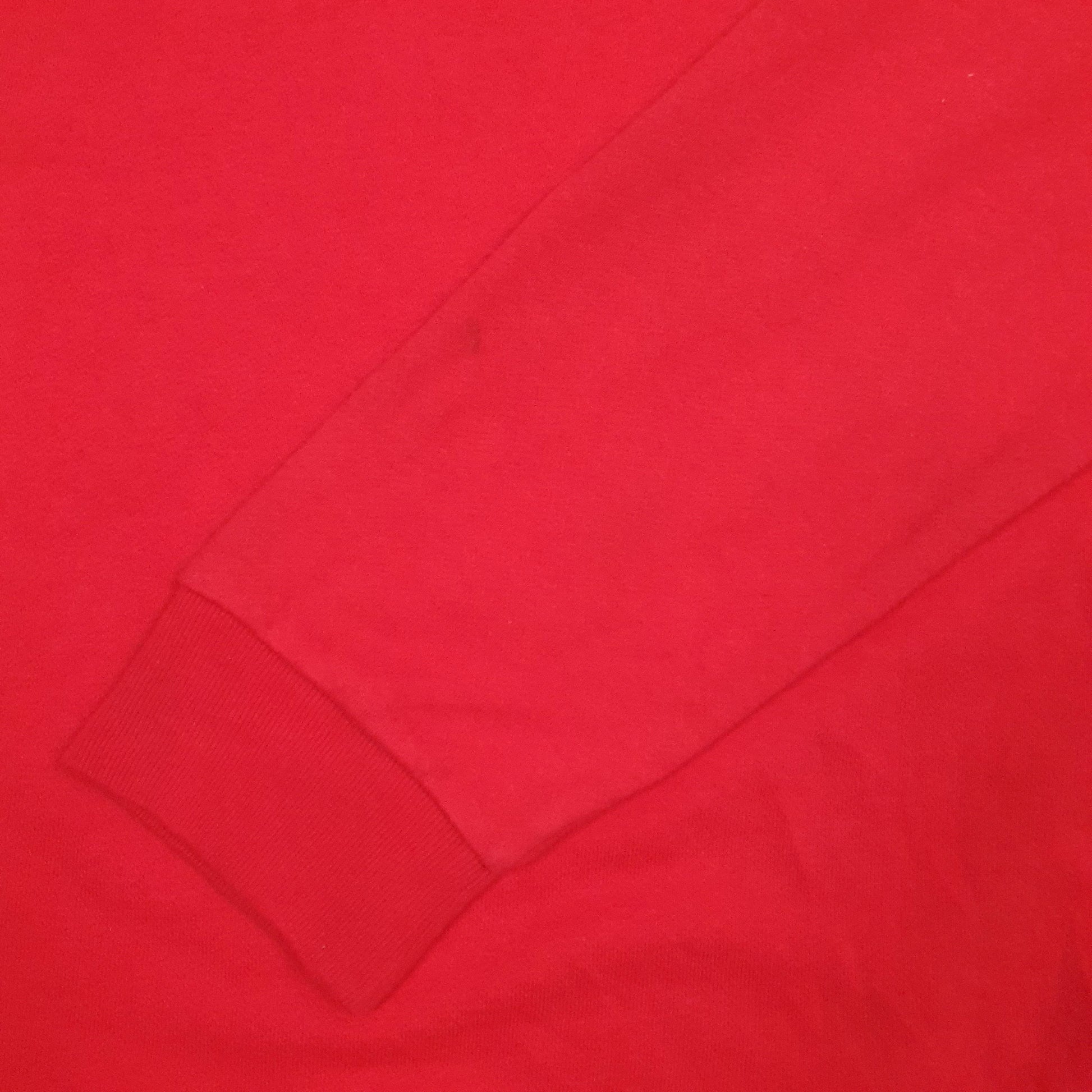 Mens Red Champion Spellout Lightweight Crewneck Jumper