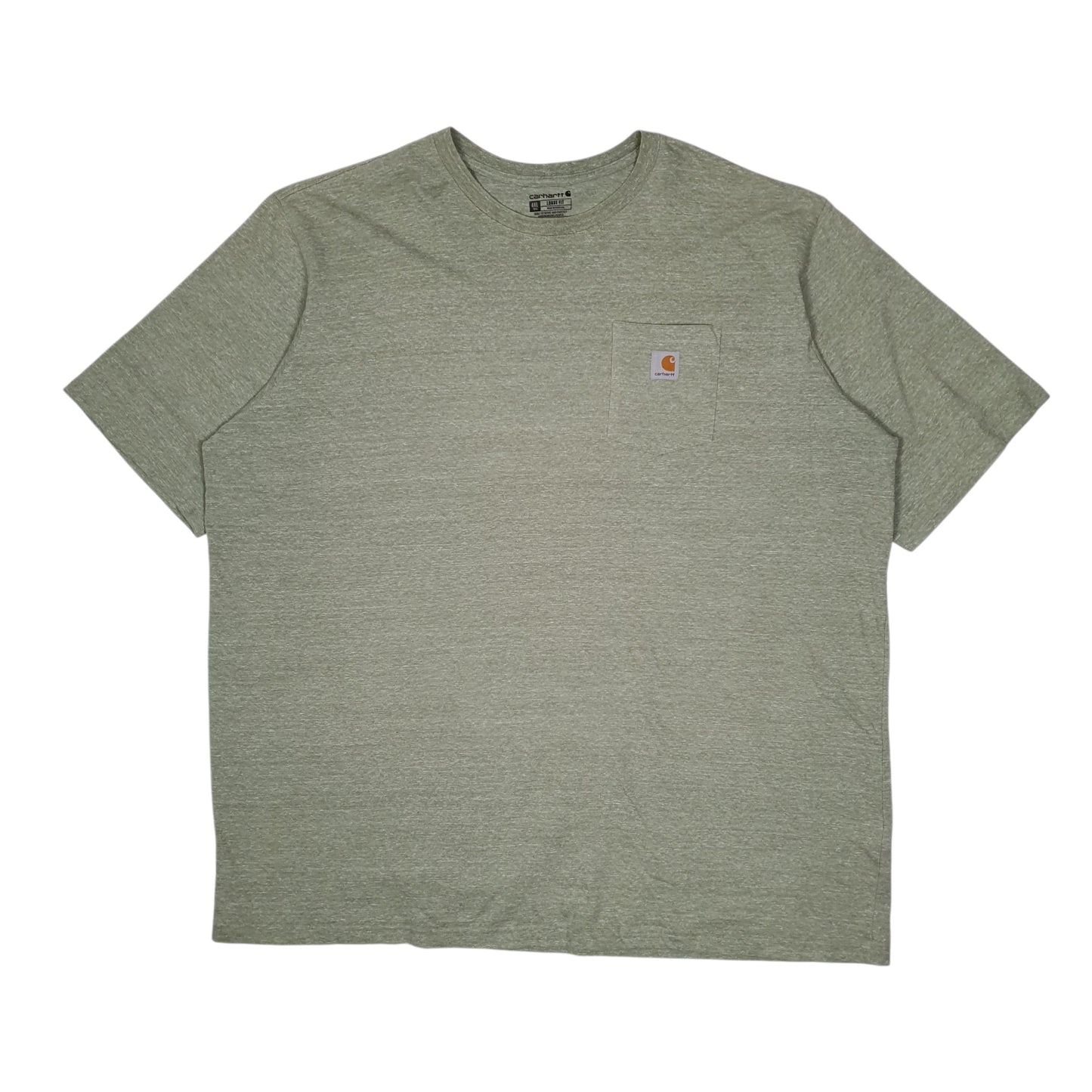 Mens Green Carhartt  Short Sleeve T Shirt