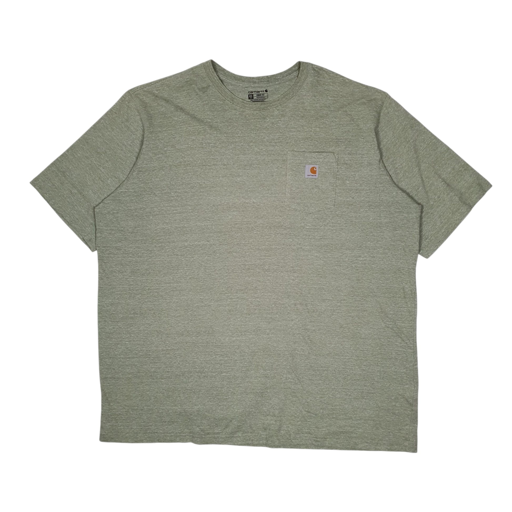 Mens Green Carhartt  Short Sleeve T Shirt