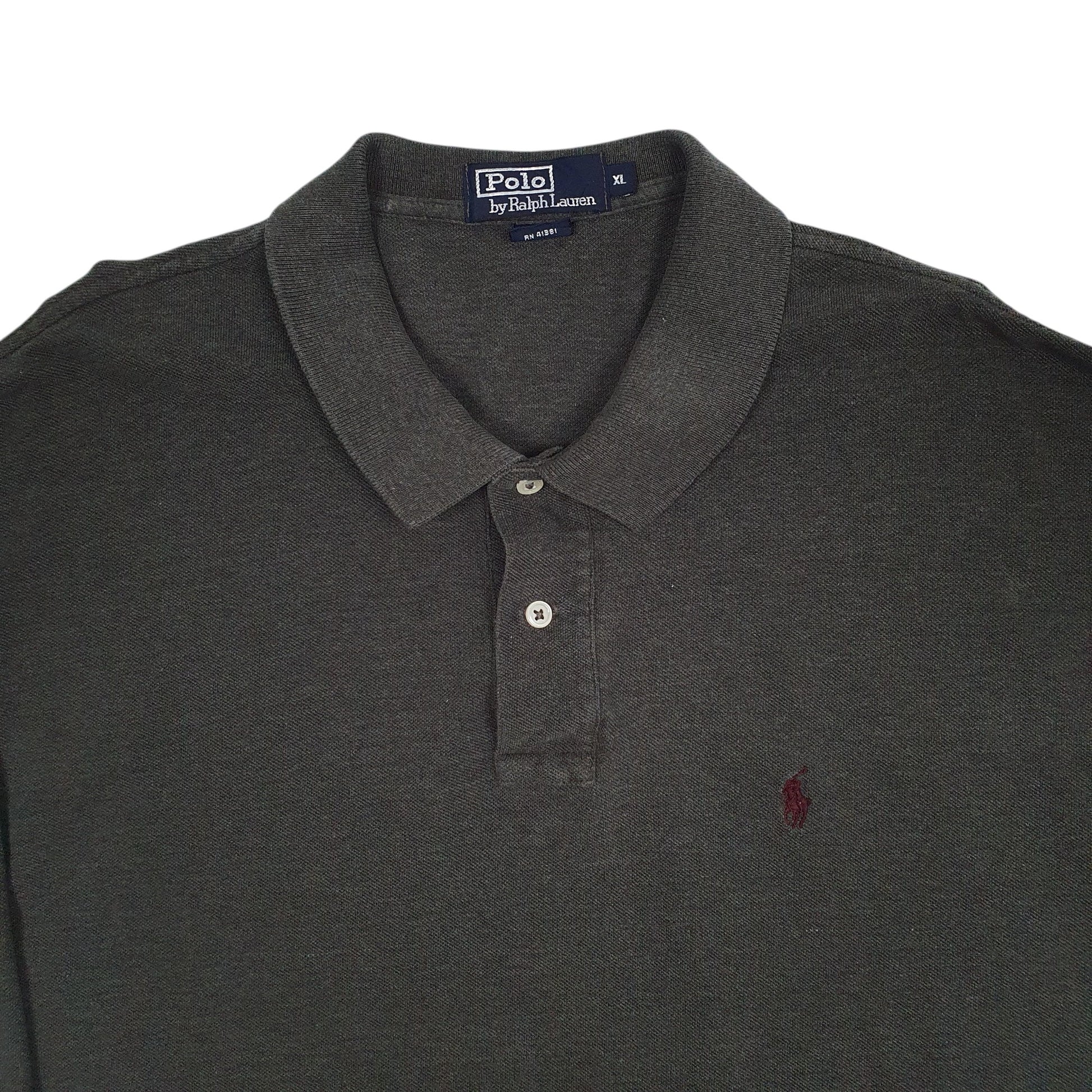 Mens Grey Polo Ralph Lauren   Polo Shirt