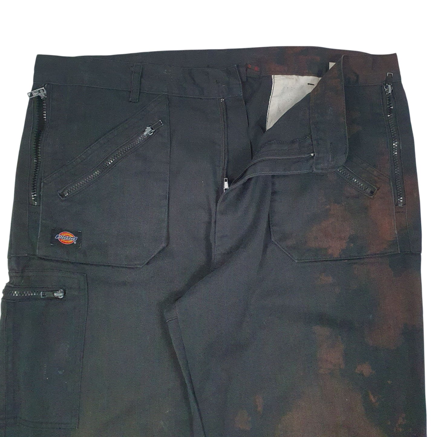Mens Black Dickies Workwear  Trousers