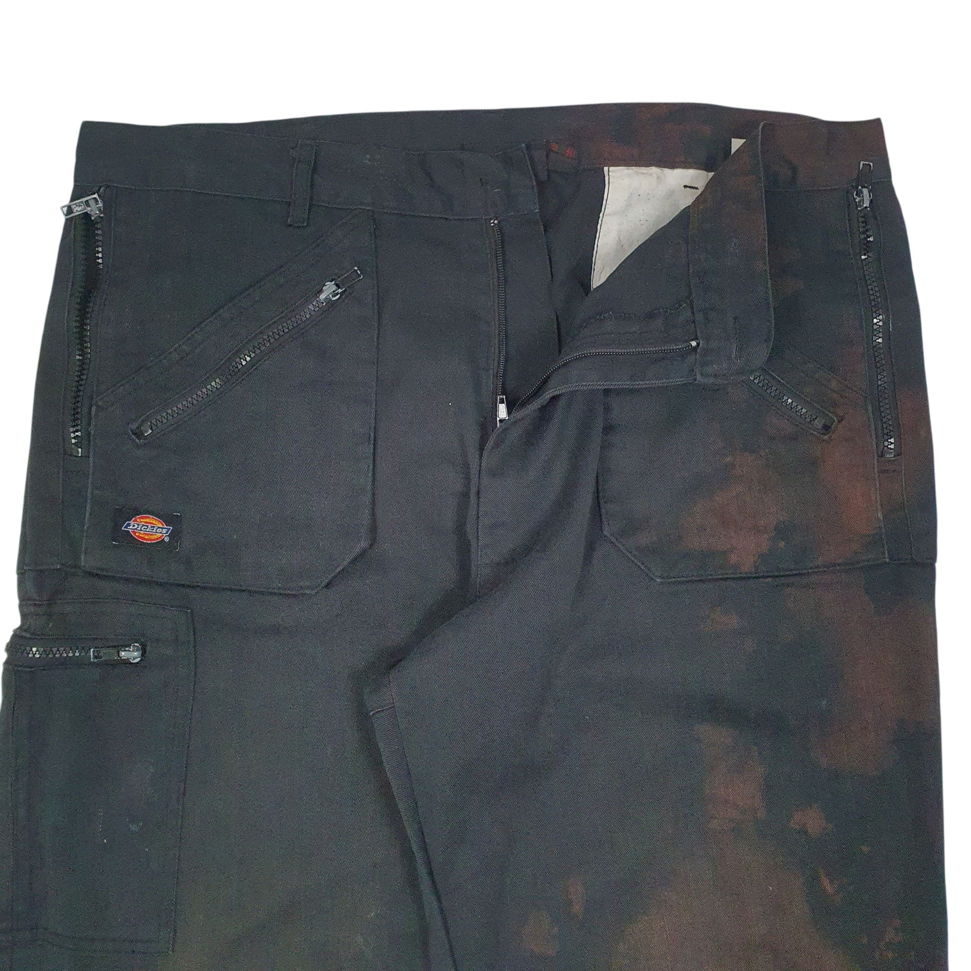 Mens Black Dickies Workwear  Trousers