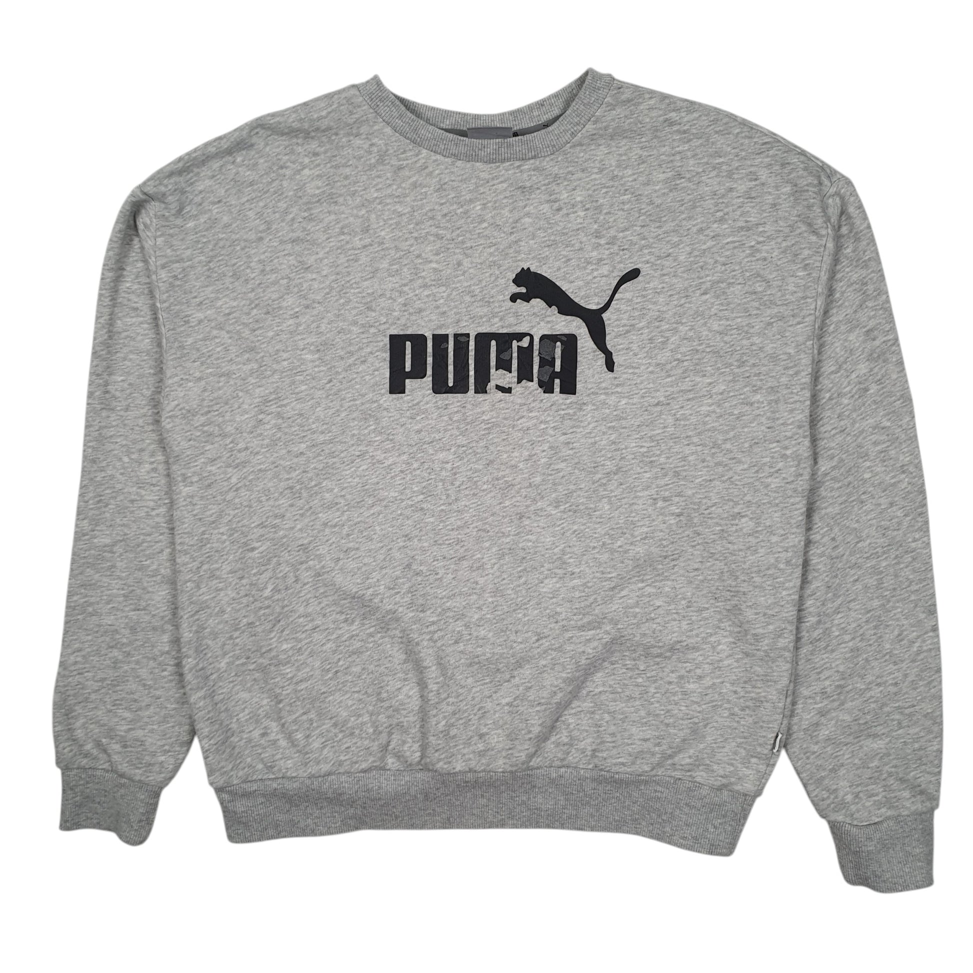 Womens Grey Puma  Crewneck Jumper