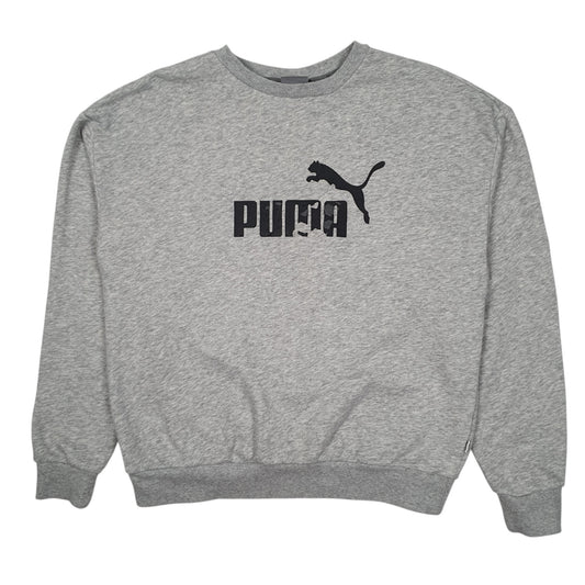 Womens Grey Puma  Crewneck Jumper