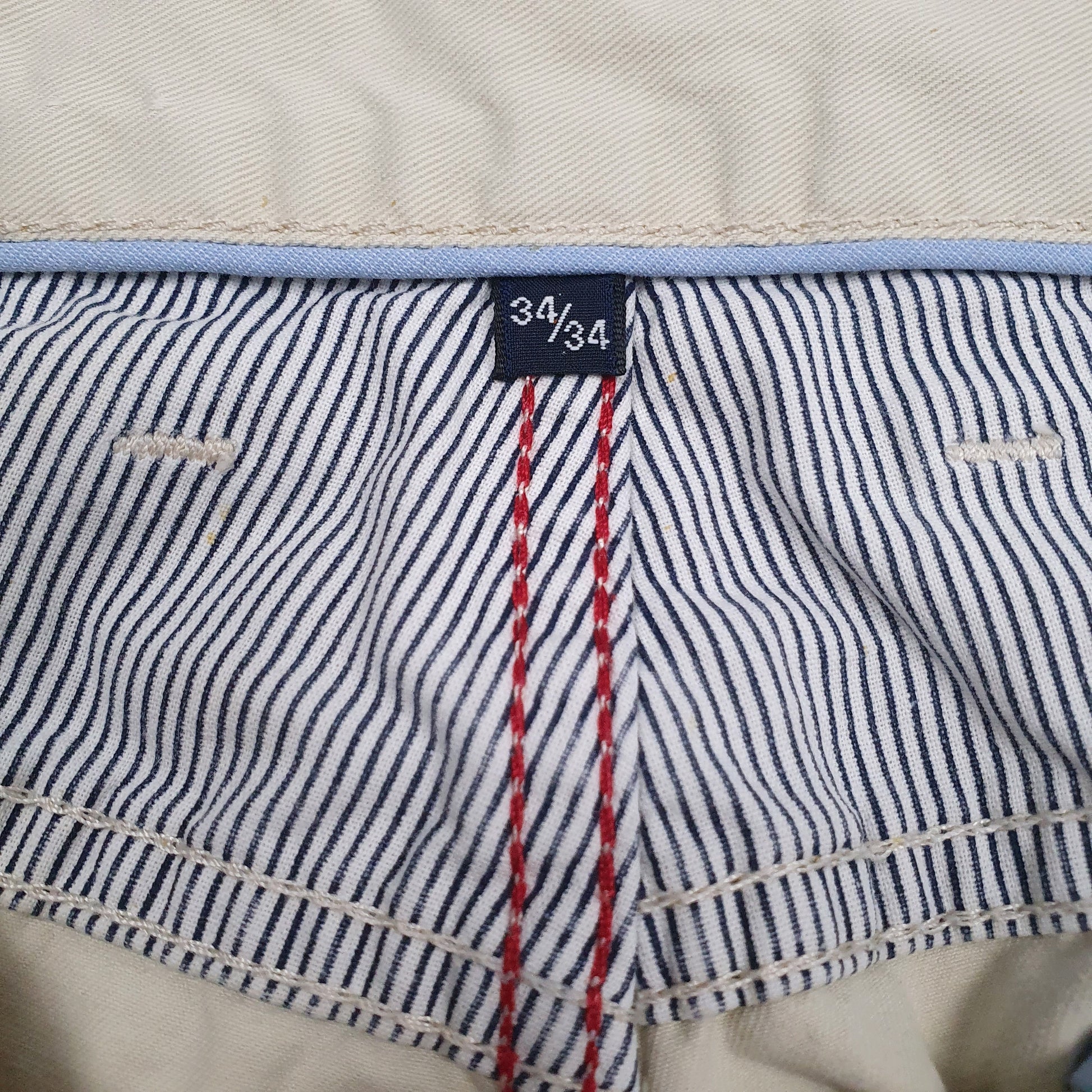 Mens Cream Tommy Hilfiger   Trousers