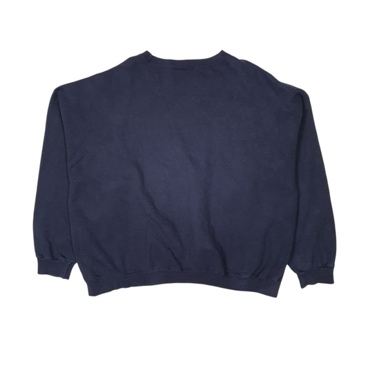 Mens Navy Starter  Crewneck Jumper
