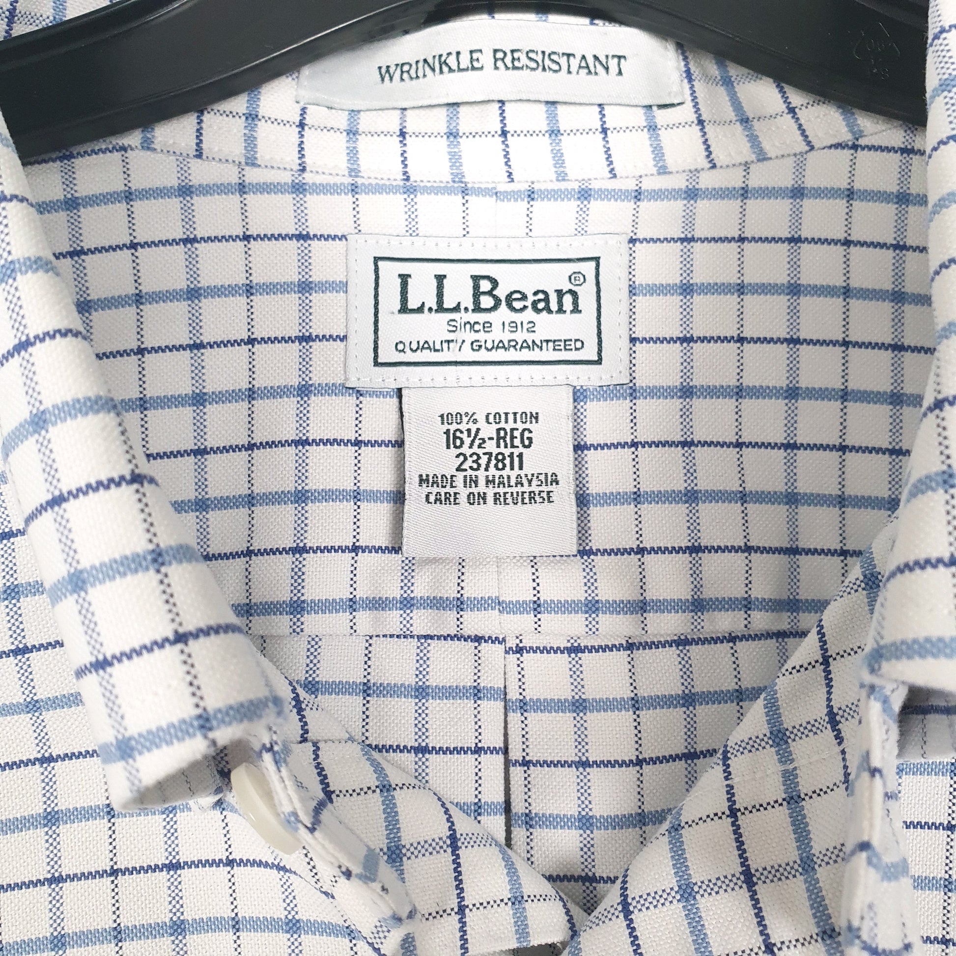 Mens White L.L.Bean   Shirt