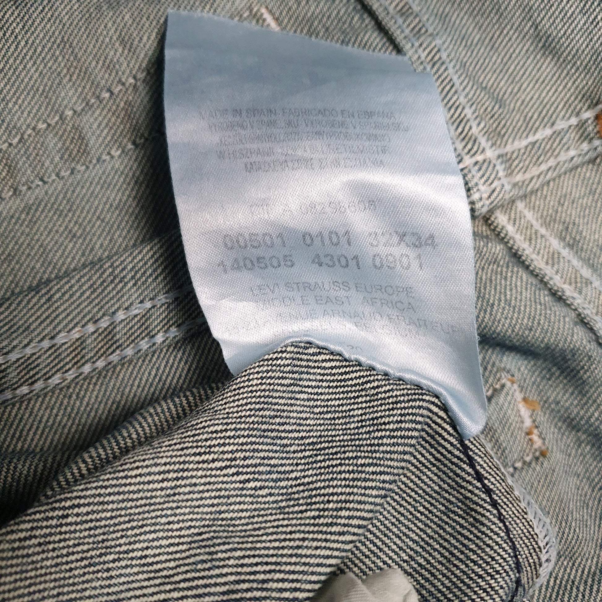 Mens Blue Levis  Hoodie Jeans