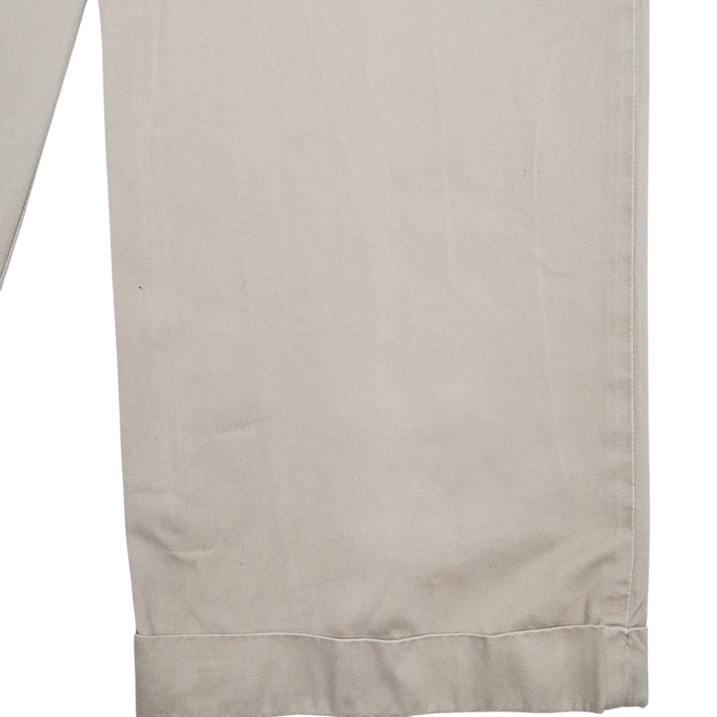 Mens Beige Tommy Hilfiger Pleated  Trousers