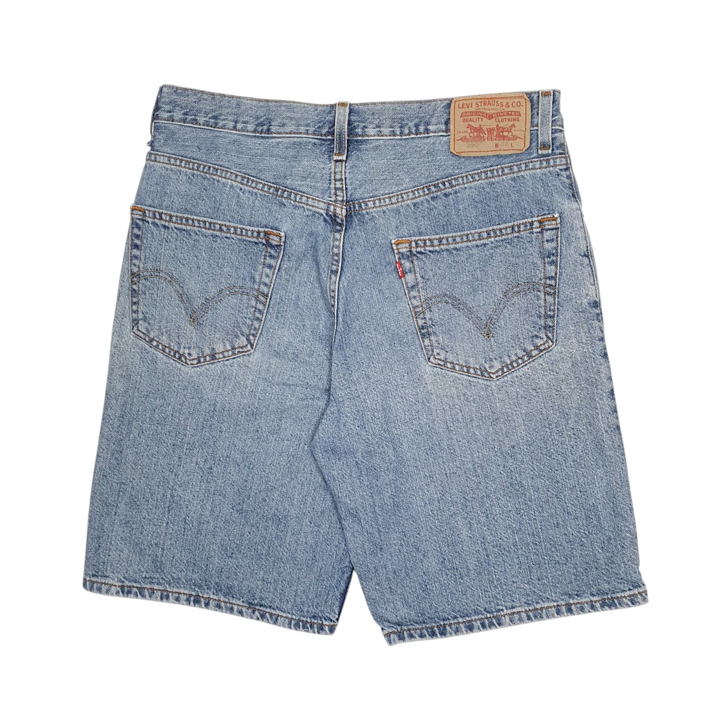 Mens Blue Levis 550 Vintage 2000s  Shorts