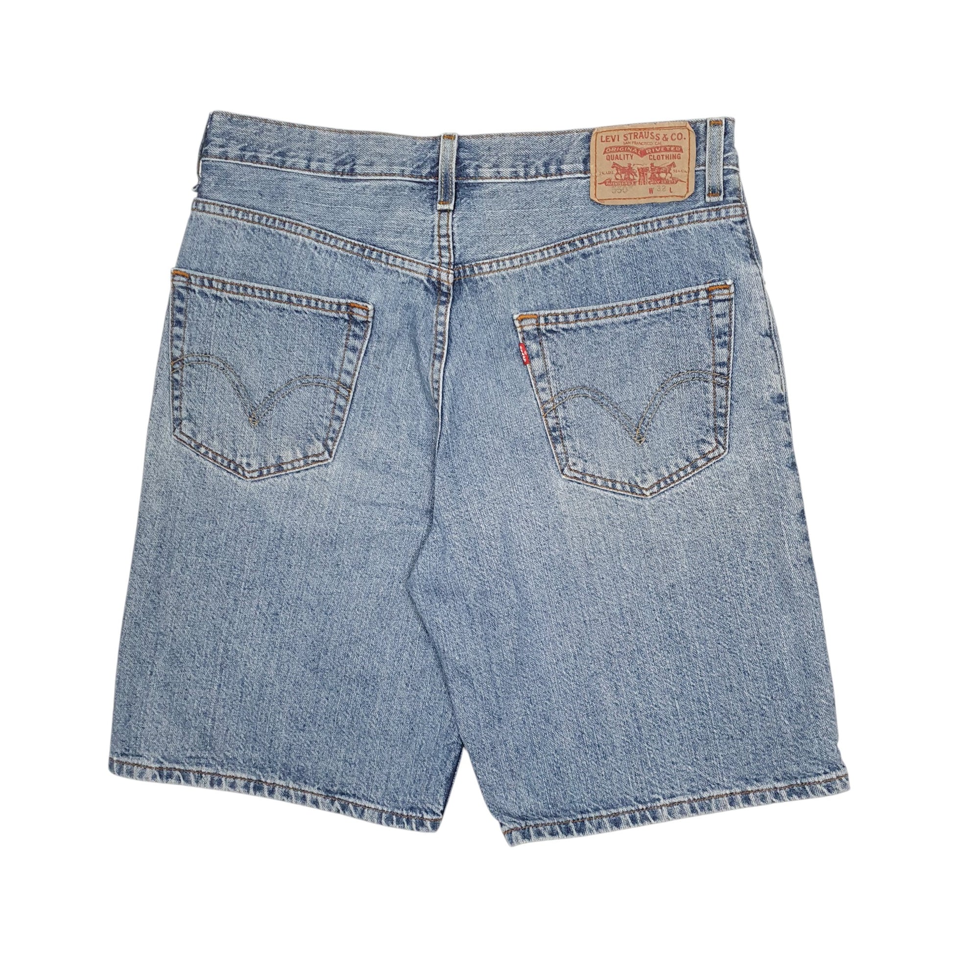 Mens Blue Levis 550 Vintage 2000s  Shorts