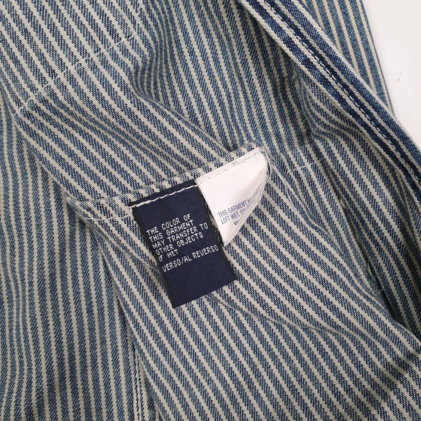 Womens Blue Tommy Hilfiger Vintage 00s Chore Hickory  Coat