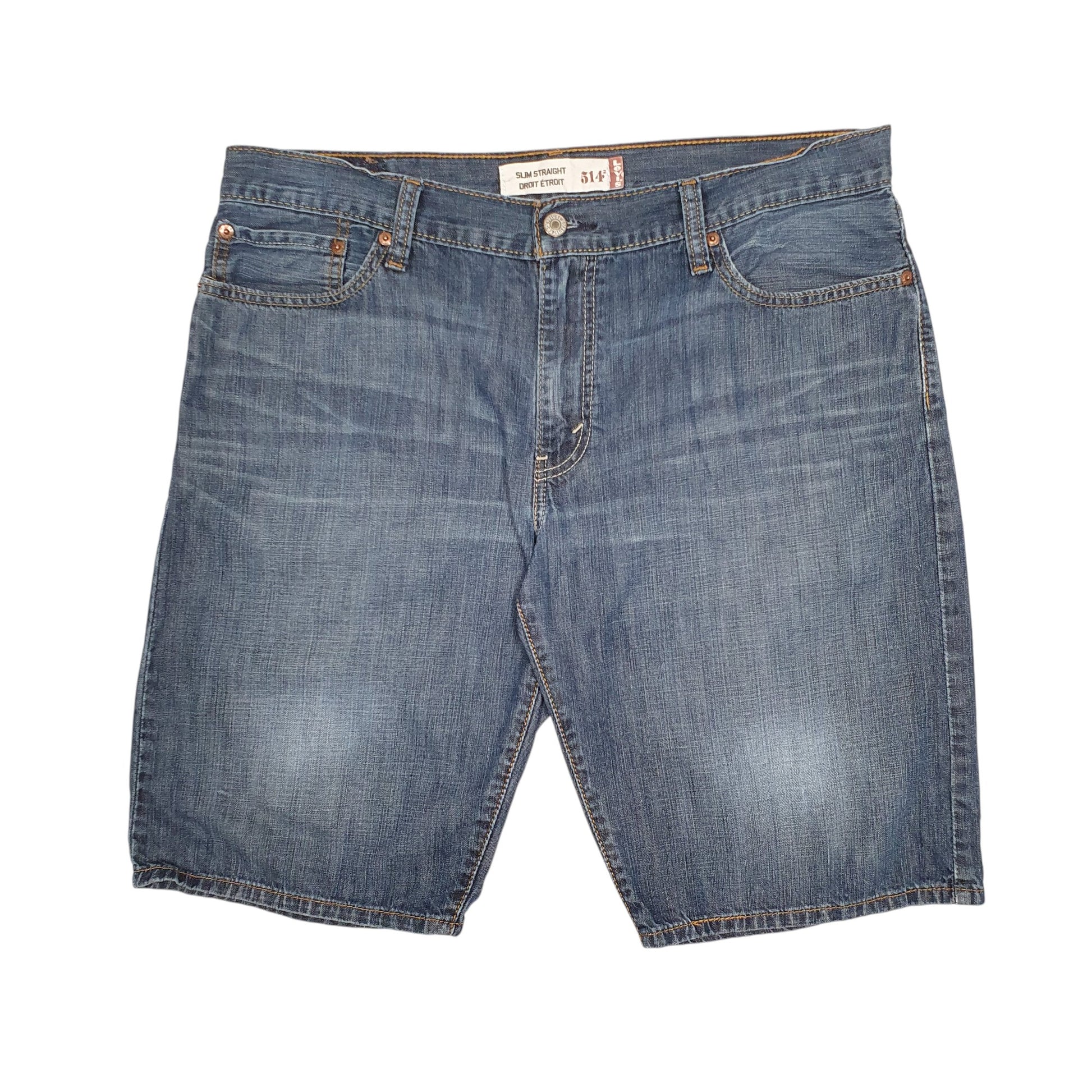 Mens Blue Levis 514 Denim Shorts