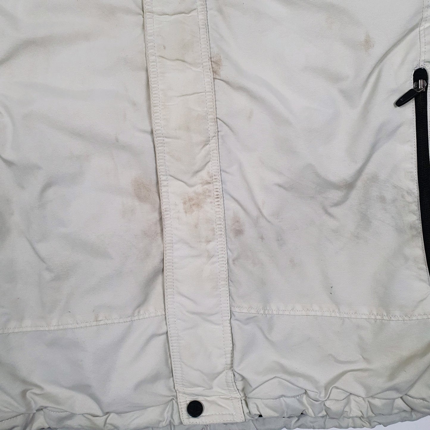 Mens White Champion Padded  Coat