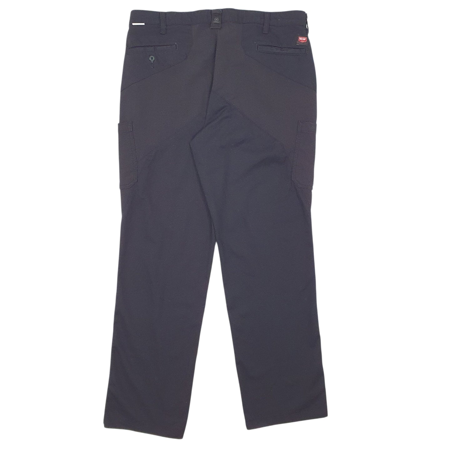 Mens Black Red Kap   Trousers