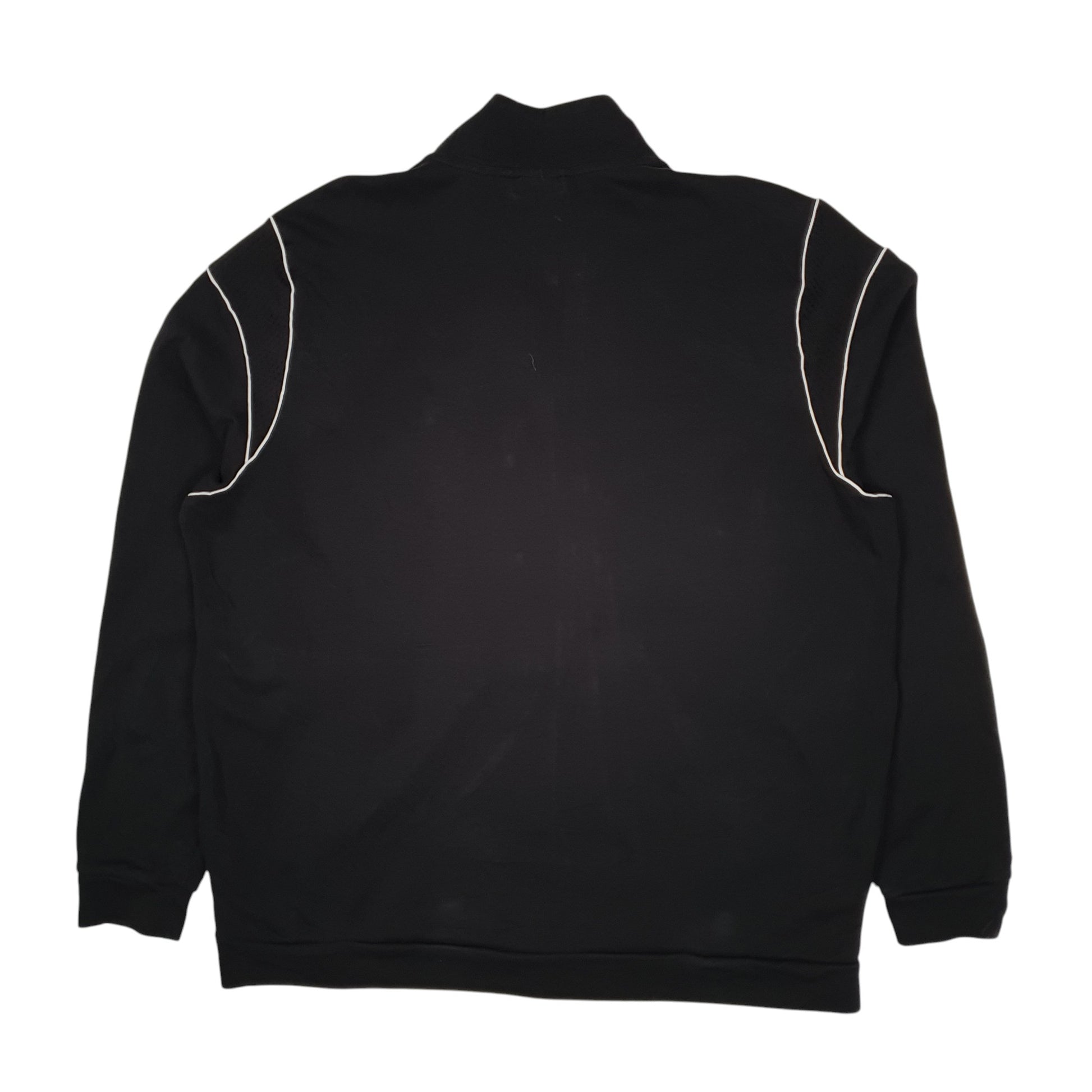 Mens Black Puma Track Top Full Zip Jumper