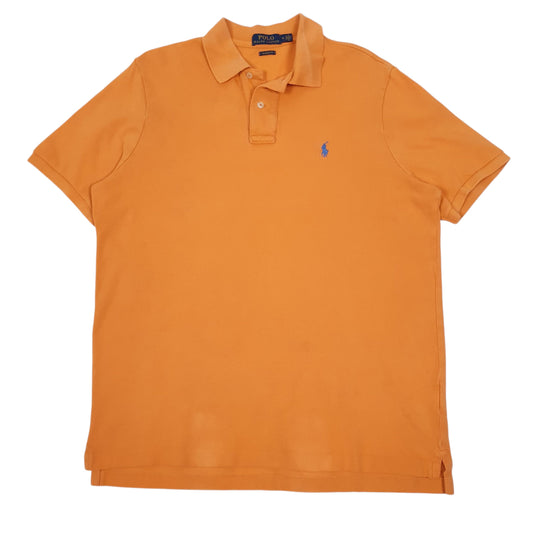 Mens Orange Polo Ralph Lauren  Short Sleeve Polo Shirt