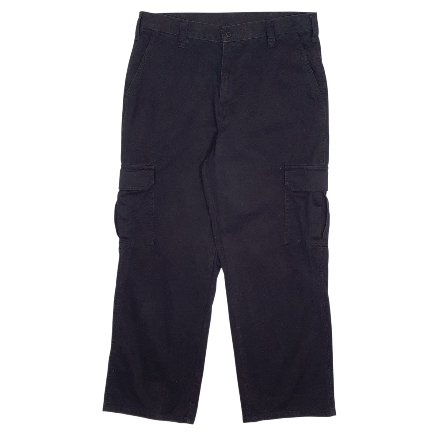Mens Black Dickies  Cargo Trousers
