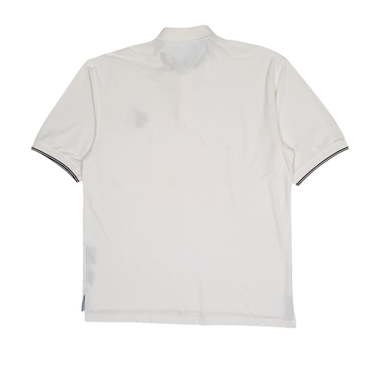 Mens White Tommy Hilfiger Disney Mickey Mouse Golf Crewneck Polo Shirt