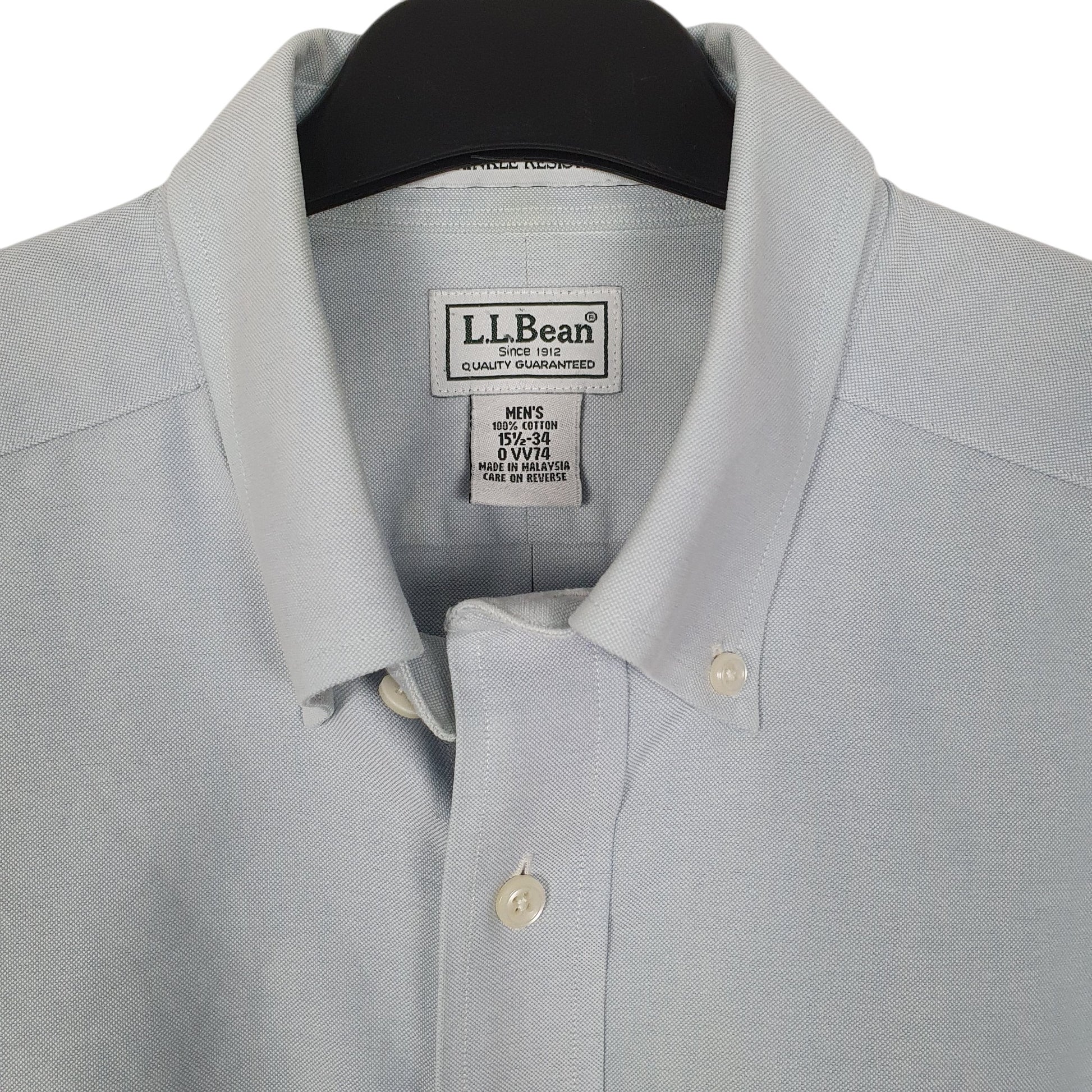 Mens Blue L.L.Bean   Shirt