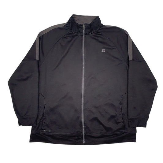 Mens Black Russel Athletic Dri-Power Vintage Full Zip Jumper
