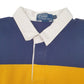 Mens Navy Polo Ralph Lauren Rugby Hoodie Polo Shirt