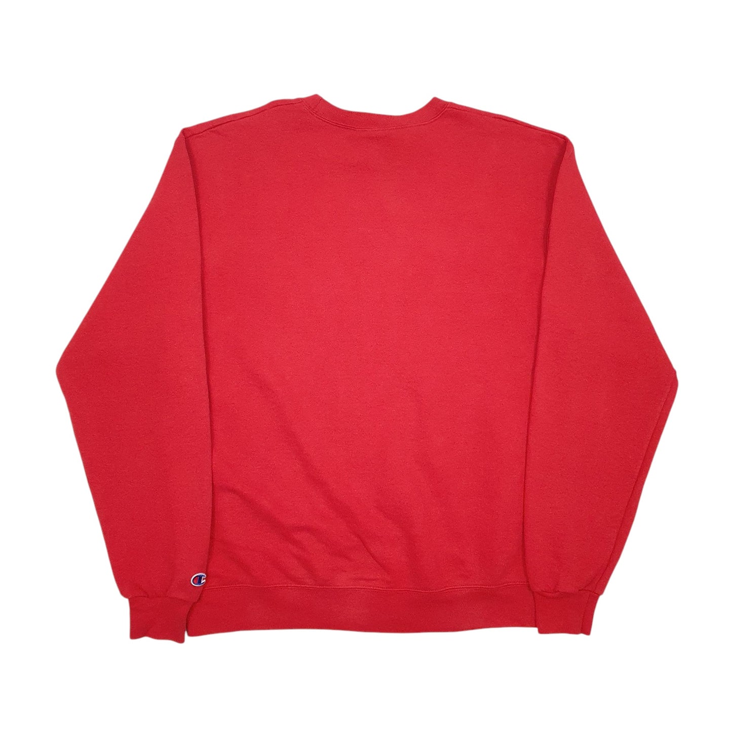 Mens Red Champion Nebraska Volleyball Crewneck Jumper