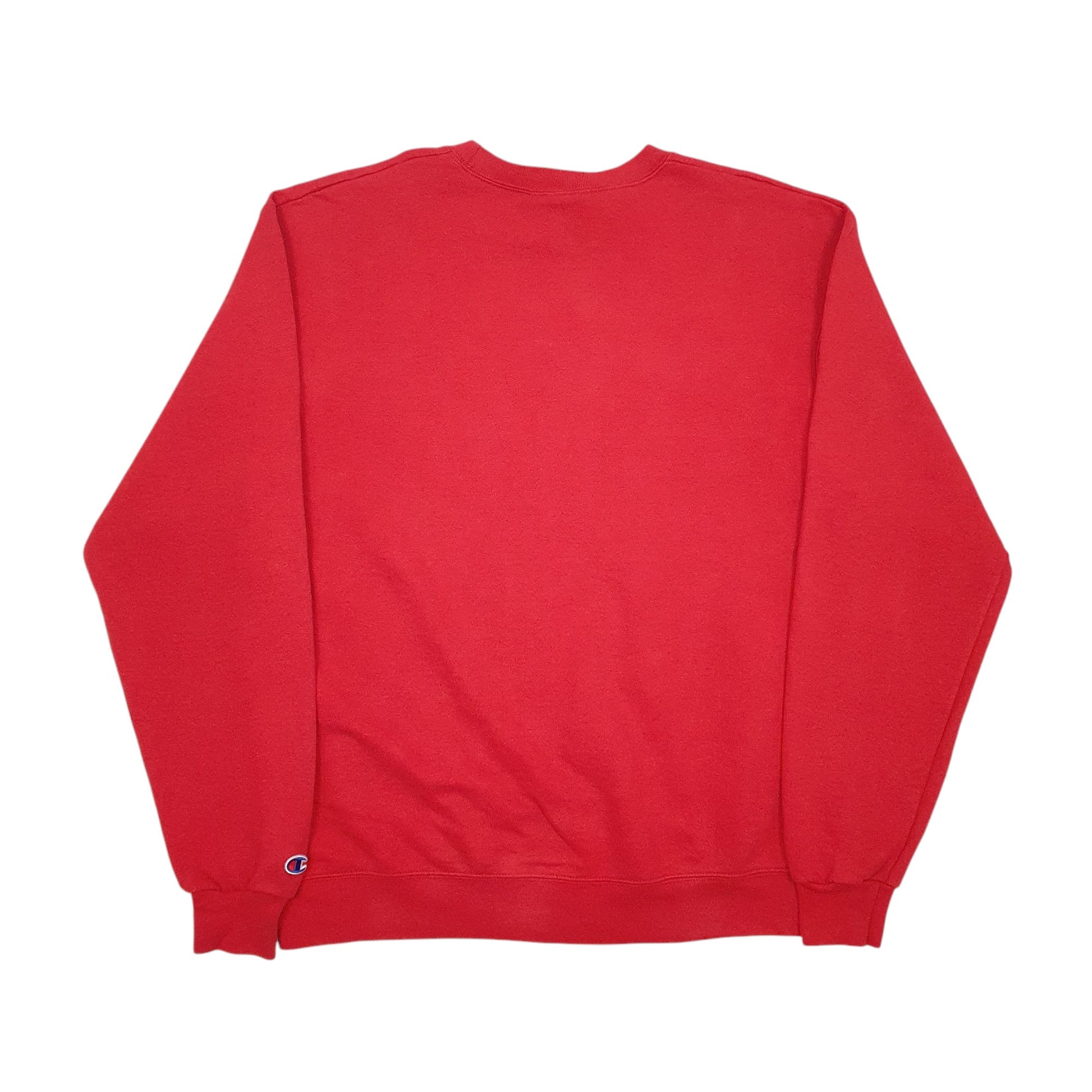 Mens Red Champion Nebraska Volleyball Crewneck Jumper