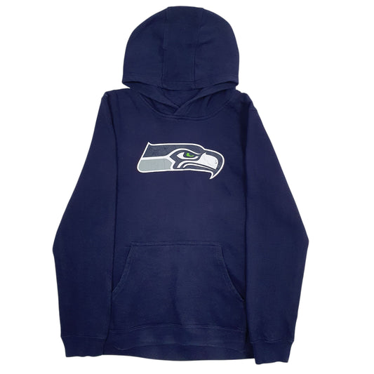 Mens Navy NFL Seattle Seahawks Hoodie Jumper