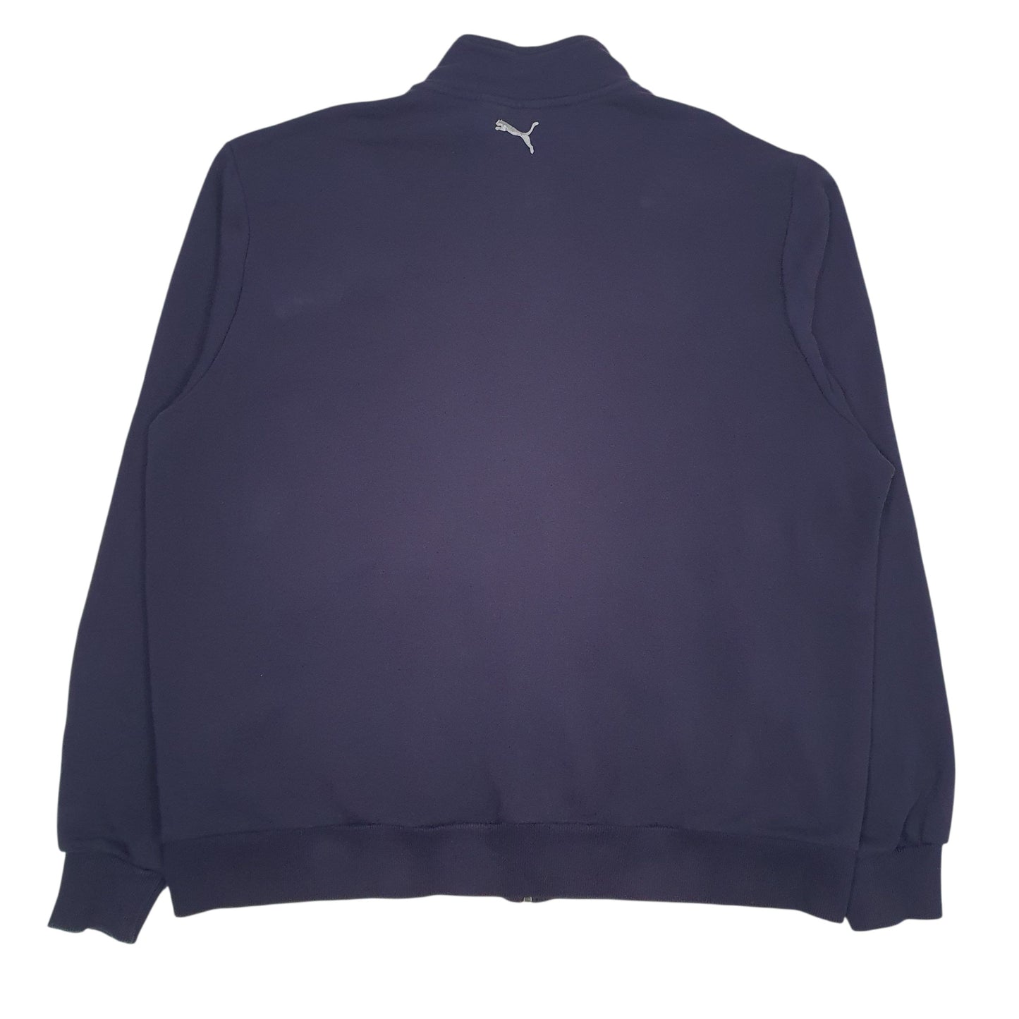 Mens Navy Puma  Full Zip Jumper