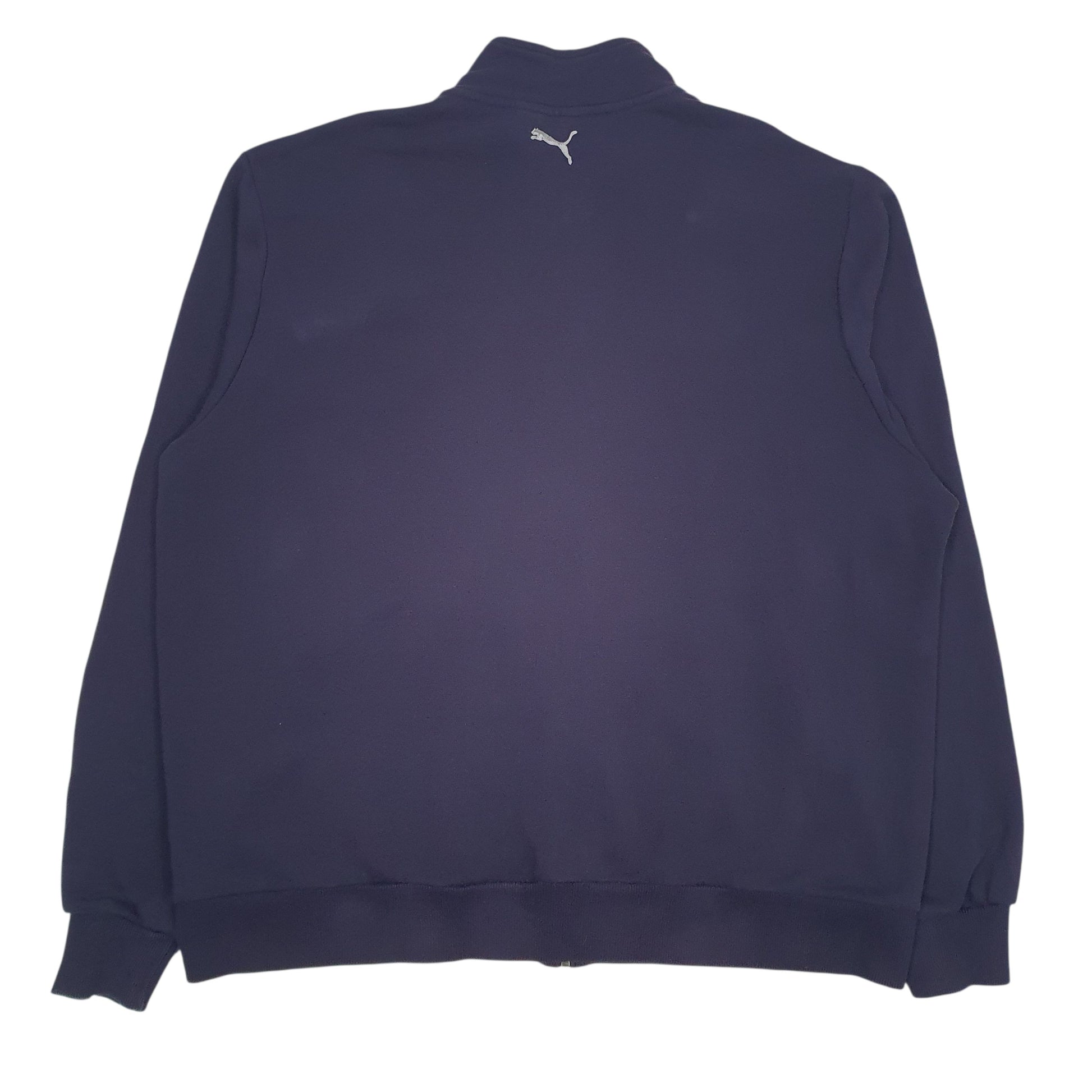 Mens Navy Puma  Full Zip Jumper