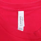 Mens Red Canvas   T Shirt