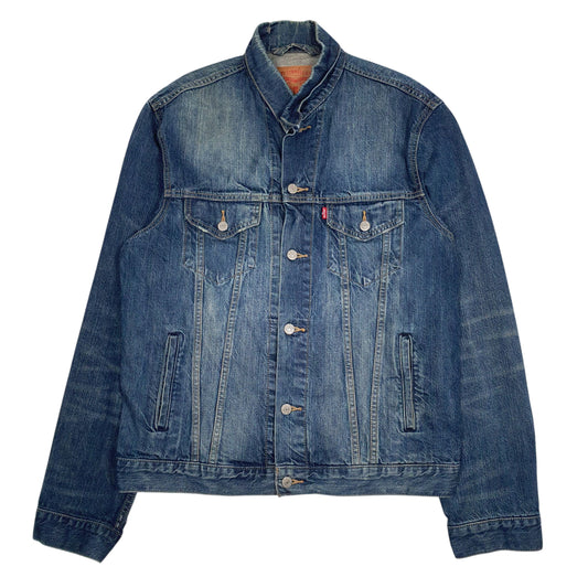 Mens Blue Levis Type 3 Trucker  Coat