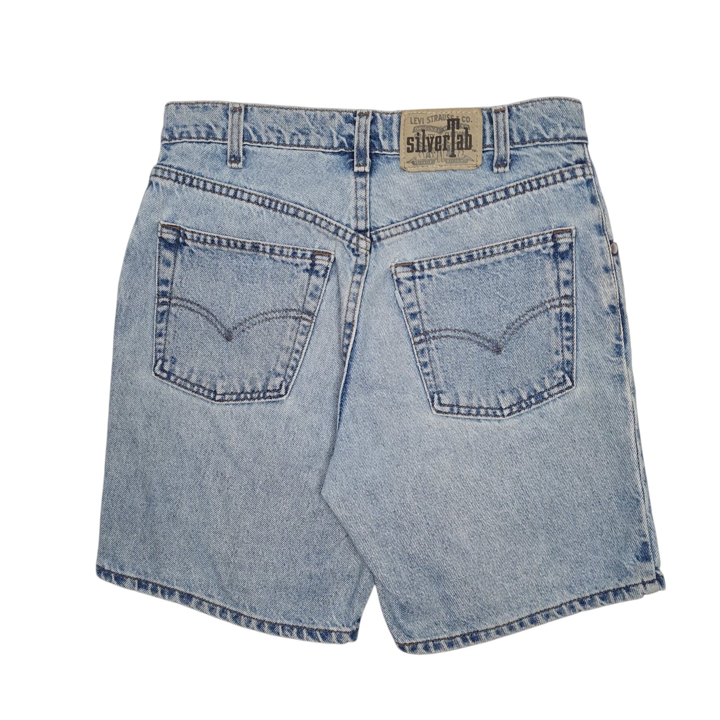 Mens Blue Levis Silver Tab Vintage 90s Made In USA  Shorts