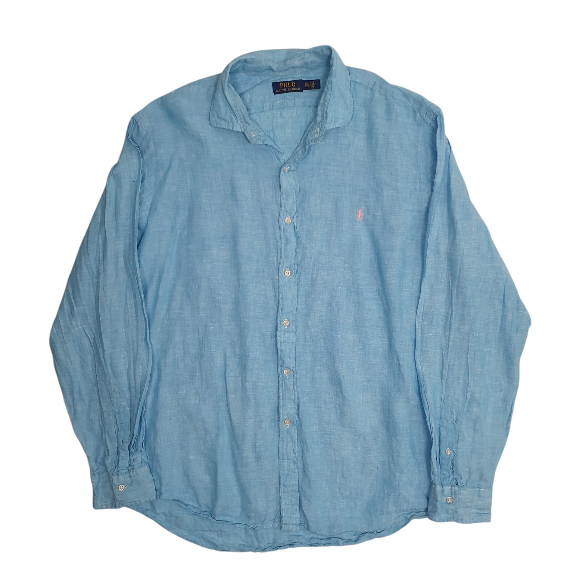 Mens Blue Polo Ralph Lauren  Long Sleeve Shirt