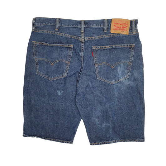 Mens Blue Levis 505  Shorts