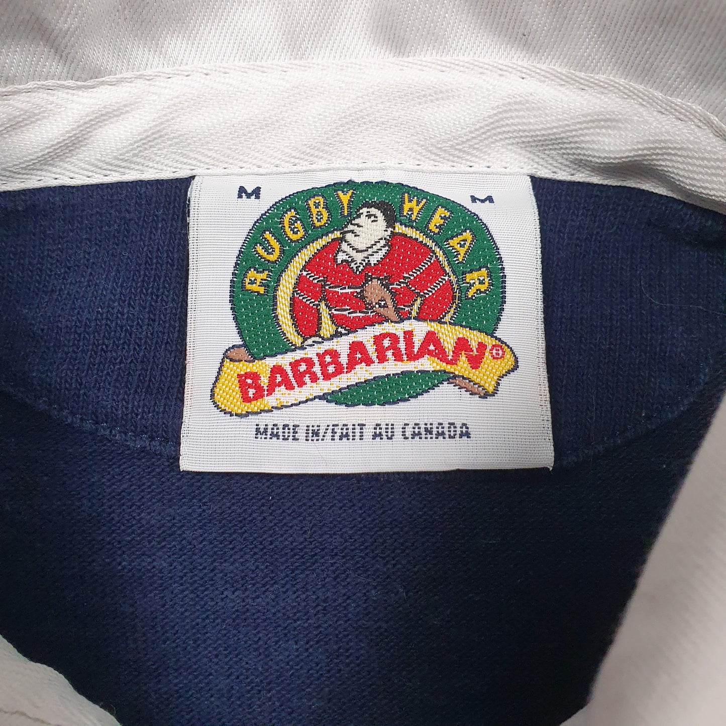 Mens Navy Barbarian   Polo Shirt