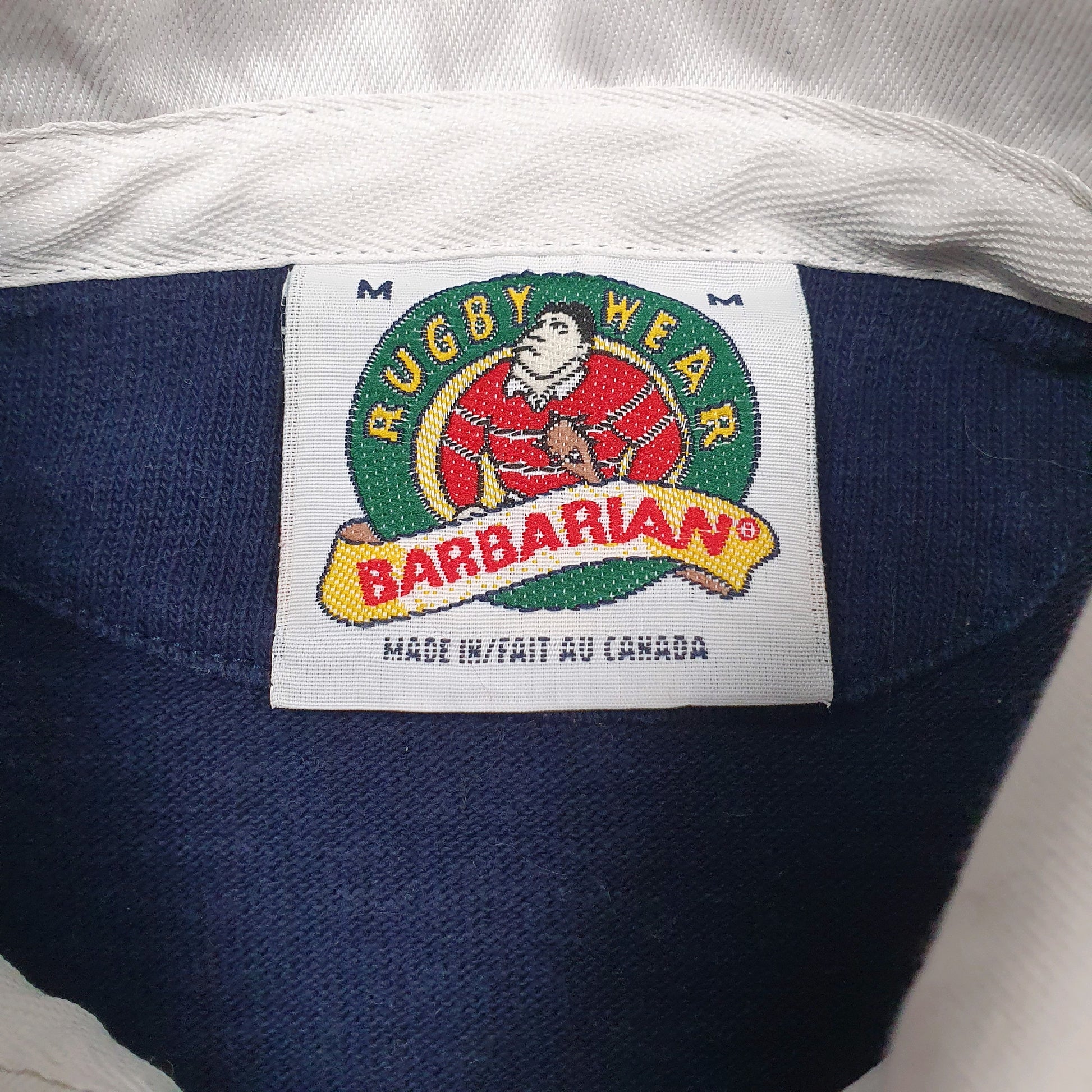 Mens Navy Barbarian   Polo Shirt